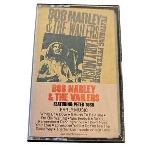 Bob Marley & The Wailers Early Music Cassette 1977 CBS Peter Tosh PZT34760